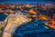 Overlooking Leeds in the evening