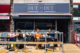 Locals enjoying a sunny after-work drink at Out Out bar.