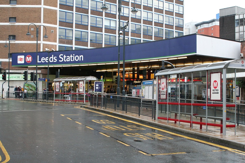 Leeds Train Station’s City Centre exit