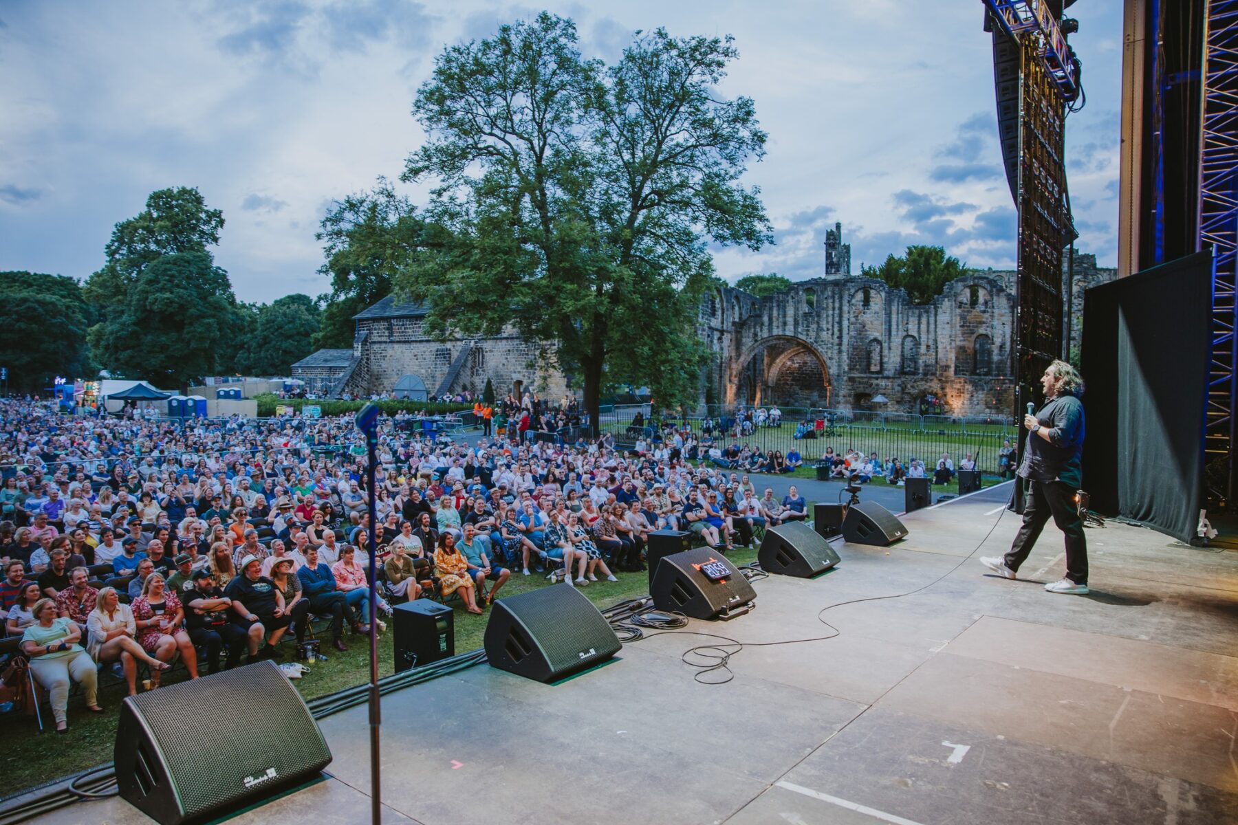 Kirkstall Abbey Comedy Festival 2025 - credit Danny Payne