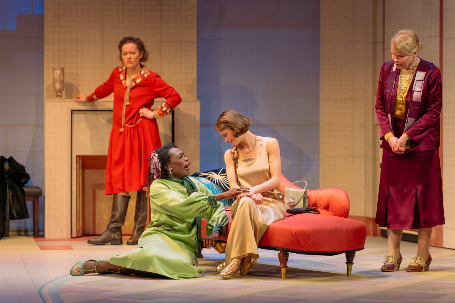 The Constant Wife, Credit: Mihaela Bodlovic; Set and Co-Costume Designer Anna Fleischle and Cat Fuller 