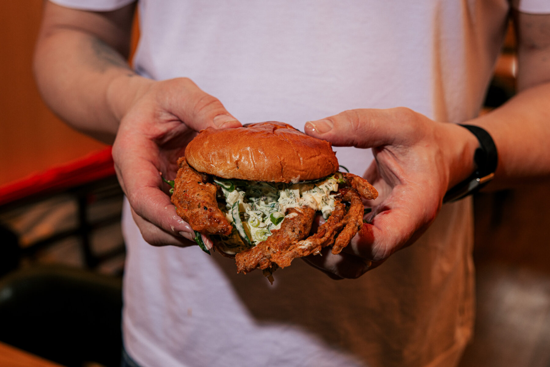 Fuji Hiro Kani Tempura Sando  