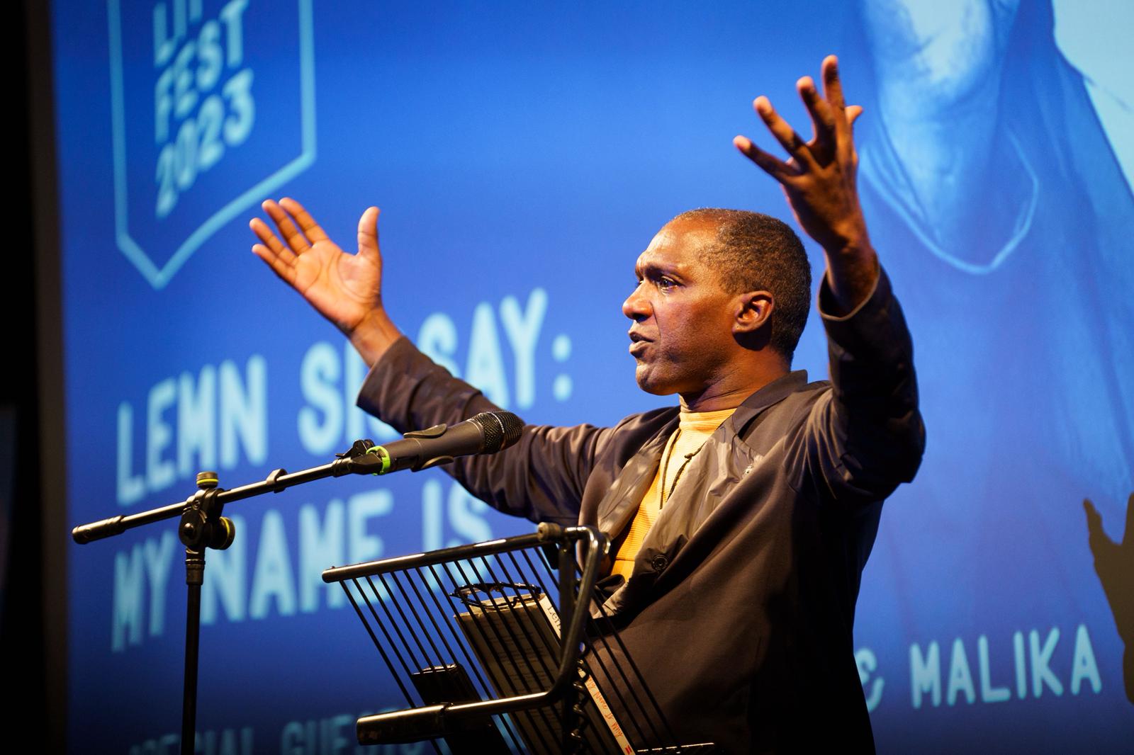 Lemn Sissay appeared in 2023