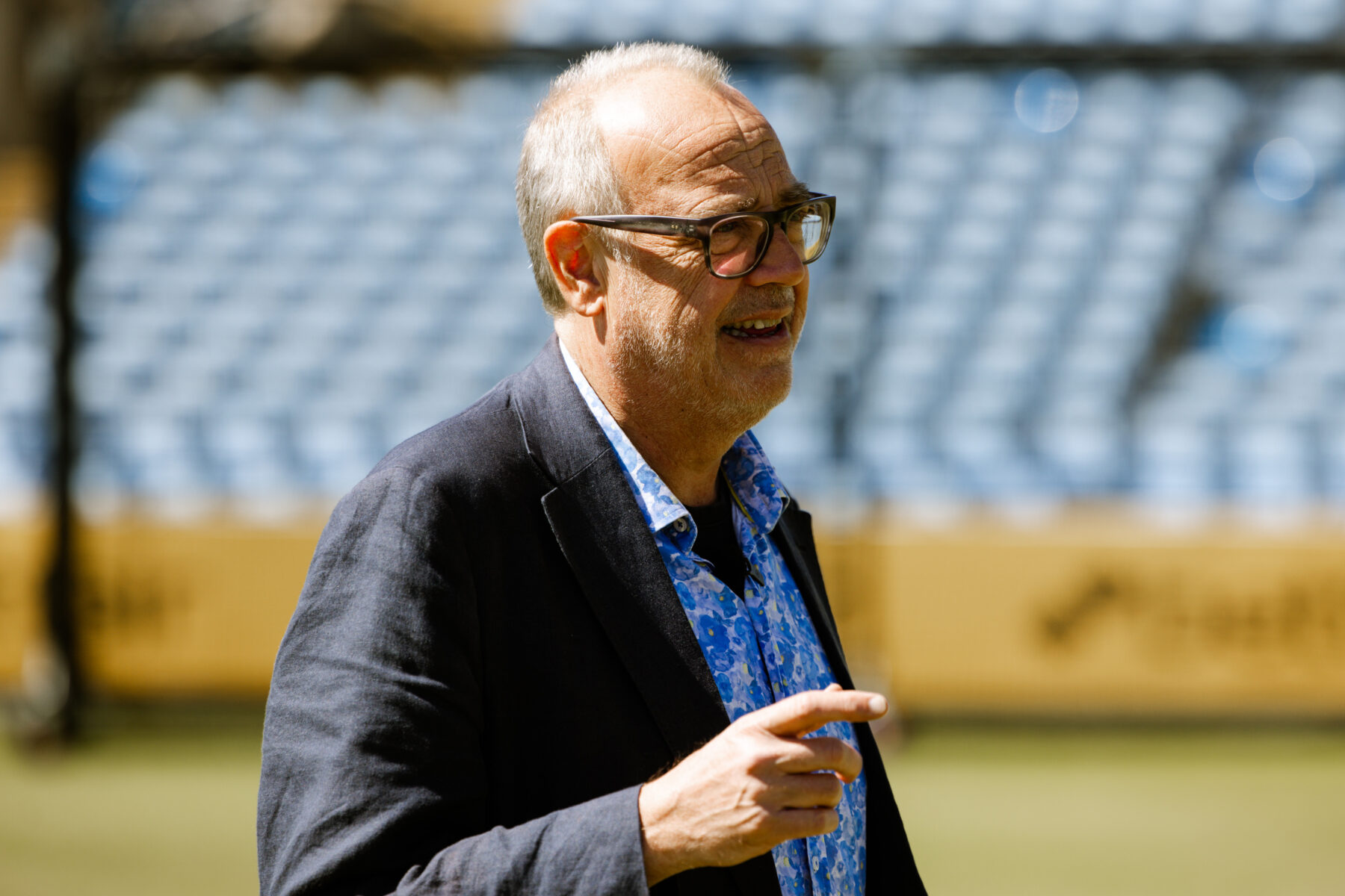 Daniel Norcross filming at Headingley