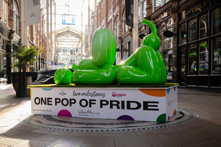 A Pop of Pride: Whatshisname brings his Balloon Dogs to Victoria Leeds