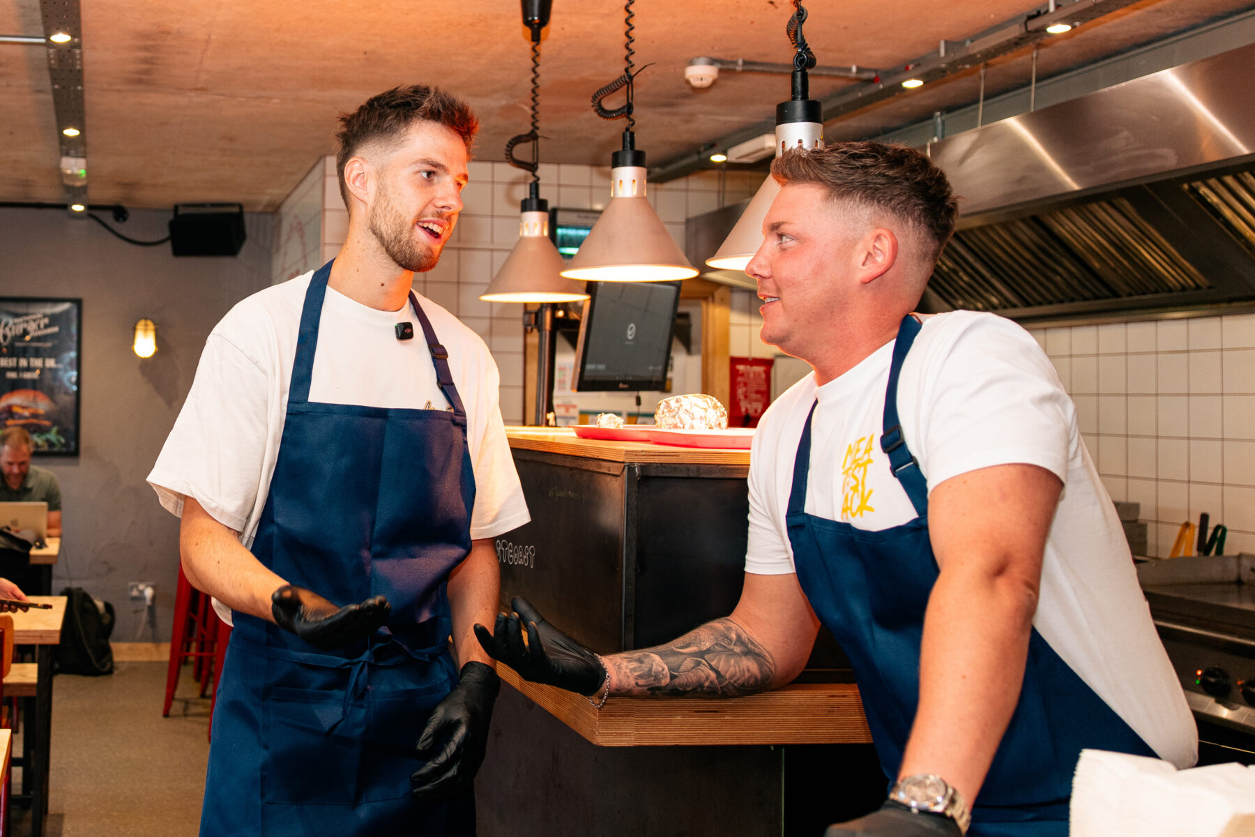 Anton with General Manager Callan Hornsby